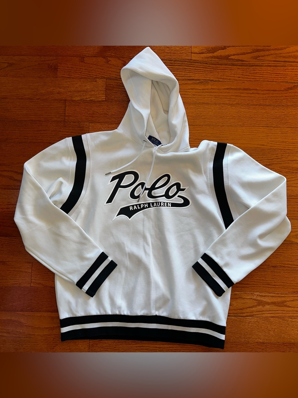 Polo Ralph Lauren Men's Hoodie White/Navy Size L